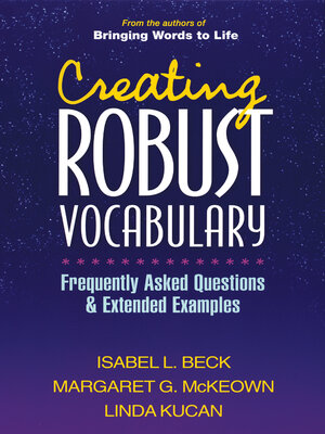 cover image of Creating Robust Vocabulary